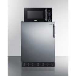 24 Inch Freestanding Compact Refrigerator/Microwave Combination  - 24 Inch Freestanding All-Refrigerator/Microwave Combination view