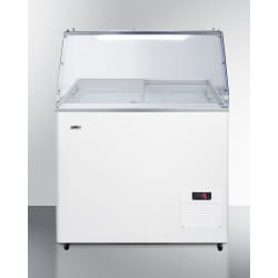 Commercial Dipping Cabinet - Dipping Cabinet with Sneezeguard view