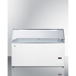 Commercial Dipping Cabinet - Dipping Cabinet with Sneezeguard view