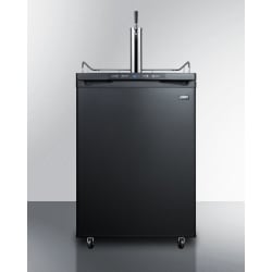 24 Inch Freestanding Wine Dispenser  - 24 Inch Freestanding Wine Kegerator in Black view