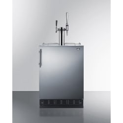 24 Inch Freestanding Cold Brew/Nitro Coffee Kegerator  - 24 Inch Freestanding Cold Brew/Nitro Coffee Kegerator (Leg Shield Included) view