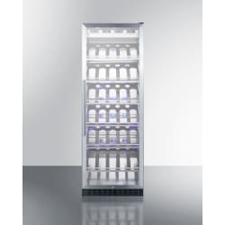 24 Inch Single Zone Commercial Wine Cellar  - Front view