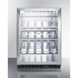 24 Inch Built-In Wine Cellar  - Commercial Series 24 Inch Built-In Single Zone Wine Cellar view