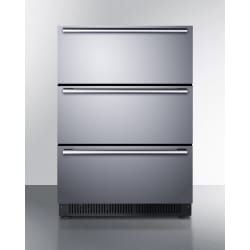 24 Inch Built-In Undercounter 3-Drawer Refrigerator  - 24 Inch Built-In Undercounter 3-Drawer Refrigerator view