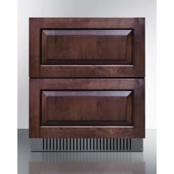 27 Inch Built-In Double Drawer Refrigerator  - 27 Inch Built-In 2-Drawer Refrigerator (Panels Not Included) view