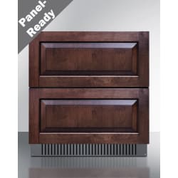 30 Inch Built-in Double Drawer All-Refrigerator  - 30 Inch Built-In Double Drawer All-Refrigerator Panel-ready Drawer Fronts (Panels Not Included) view