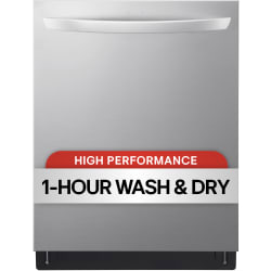 24 Inch Fully Integrated Built-In Smart Dishwasher  - Top Control Wi-Fi Enabled Dishwasher with QuadWash™ Pro view