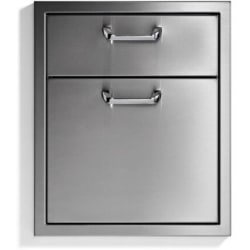19 Inch Stainless Steel Double Drawers - Main View view