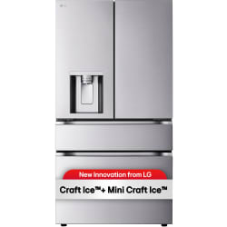 36 Inch Depth MAX 4-Door French Door Refrigerator  - 36 Inch Freestanding 4 Door French Door Refrigerator view