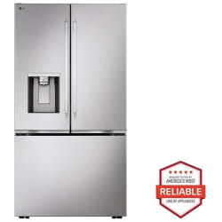 36 Inch Counter-Depth MAX™ Freestanding French Door Smart Refrigerator  - 3-Door French Door Refrigerator view
