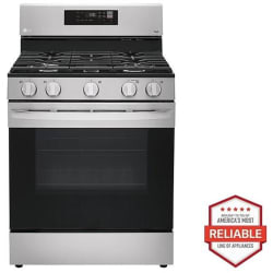 30 Inch Gas Smart Range  - 1 1 5.8 cu. ft. Smart Wi-Fi Enabled Gas Range with EasyClean view