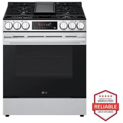 30 Inch Slide-In Smart Gas Range  - Smart Gas Slide-In Range view