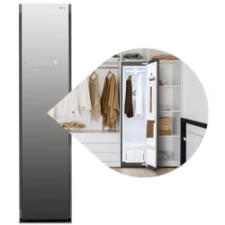 Steam Clothing Care System  - 1 1 LG Styler Smart Steam Closet with 3 Hangers view