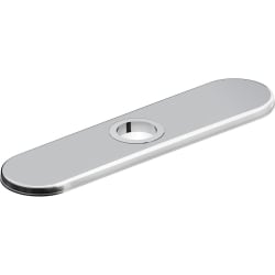 3-Hole Deck Plate/Escutcheon: Chrome - Front View view