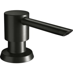 Soap/Lotion Dispenser: Black Stainless - Front View view