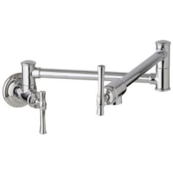 Double Lever Wall Mount Pot Filler - Picture May Not Reflect Option Selected view