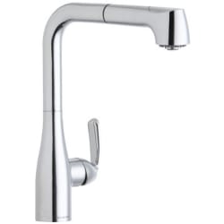 Single Lever Pull-Out Kitchen Faucet  - Chrome view