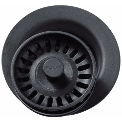 Polymer Disposer Flange - Black Top View view
