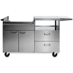 54 Inch Mobile Kitchen Cart - Shown  - Stainless Steel 54-Inch Mobile Kitchen Cart view