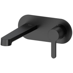 Single Handle Wall Mount 360° Lavatory Faucet Trim  - Nibi™ Single Handle Wall Mount 360° Lavatory Faucet Trim with 1.2 GPM Flow Rate in Black view
