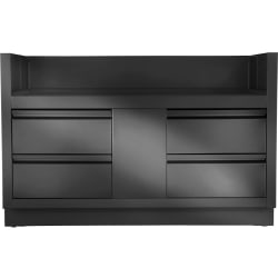 Built-In Under Grill Cabinet  - 55 Inch Built-In Under Grill Cabinet with 2 Stainless Drawer view