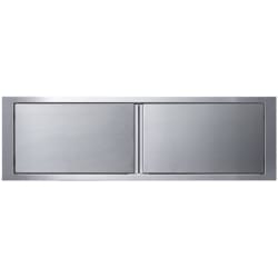 42 Inch Double Access Stainless Steel Lower Door  - 42 Inch Double Access Stainless Steel Lower Door with Handle Less Design view