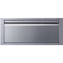 30 Inch Single Access Stainless Steel Lower Drawer  - 30 Inch Single Access Stainless Steel Lower Drawer with Soft Close view