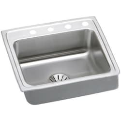 25 Inch Drop-In Stainless Steel Kitchen Sink - Feature View view