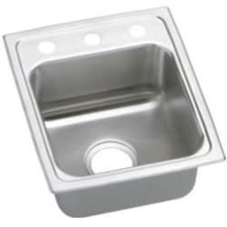 15 Inch Top Mount Single Bowl Stainless Steel Sink - Featured View view