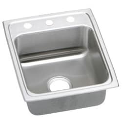 17 Inch Top Mount Single Bowl Stainless Steel Sink  - Featured View view
