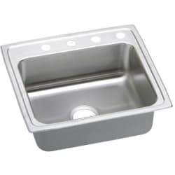 22 Inch Top Mount Single Bowl Stainless Steel Sink - Featured View view