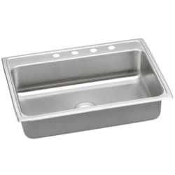 31 Inch Top Mount Single Bowl Stainless Steel Sink - Featured View view