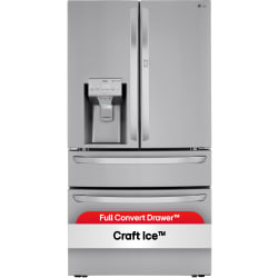 36 Inch Counter Depth 4 Door Smart French Door Refrigerator  - 4-Door French Door Refrigerator view