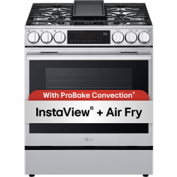 30 Inch Smart Slide-in Gas Range  - 30 Inch Smart Instaview™ Slide-in Gas Range view