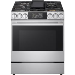 30 Inch Smart Slide-in Gas Range  - 30 Inch Smart Slide-in Gas Range view
