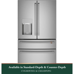 36 Inch 4-Door French-Door Smart Refrigerator  - . Smart 4-Door French Door Refrigerator view