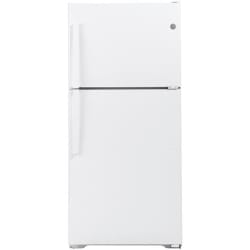 30 Inch Top Freezer Refrigerator - GE® 30 Inch Freestanding Top Mount Refrigerator view