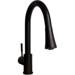 Edison Single Handle Pull-Down Kitchen Faucet - Front View view