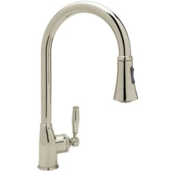 Single Handle Kitchen Pull-Down Faucet  - Satin Nickel view