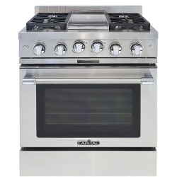 30 Inch Freestanding Gas Range  - 30 Inch Gas Range - Front View view