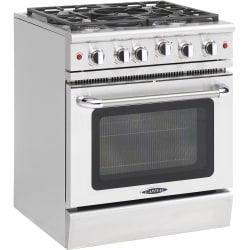 30 Inch Pro-Style Freestanding Gas Range - Side View view