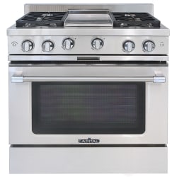 36 Inch Freestanding Gas Range  - 36 Inch Gas Range in Front View view