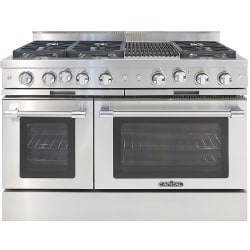 48 Inch Freestanding Gas Range  - 48 Inch Gas Range in Front View view