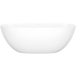 28 Inch Freestanding Soaking Bathtub  - 29 Inch Freestanding Soaking Bathtub With No Overflow Hole view