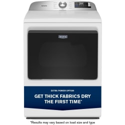 27 Inch Extra Power Smart Gas Top Load Dryer  - 27 Inch Extra Power Smart Gas Top Load Dryer with 7.4 cu ft. Total Capacity view