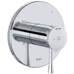 1/2 Inch Single Lever Handle Thermostatic and Pressure Balance Trim  - Edge™ 1/2" Therm & Pressure Balance Trim With 3 Functions in Chrome view