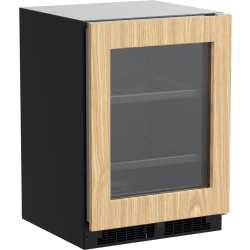 24 Inch Panel Ready Built-In Beverage Center - Angled view