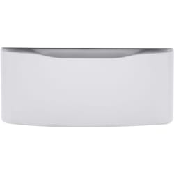 27 Inch White Pedestal  - Front View view