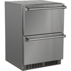 24 Inch Outdoor Built-In Refrigerator Drawers - 24" Marvel Outdoor Refrigerated Drawers view