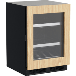 24 Inch Built-In Undercounter Beverage Center - 24" Professional Built-In Beverage Center with Reversible Hinge view